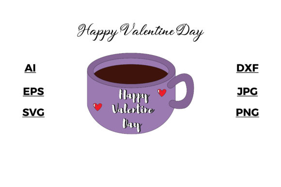 Download Valentine - a Cup of Coffee Vector Arts - Premium Resources