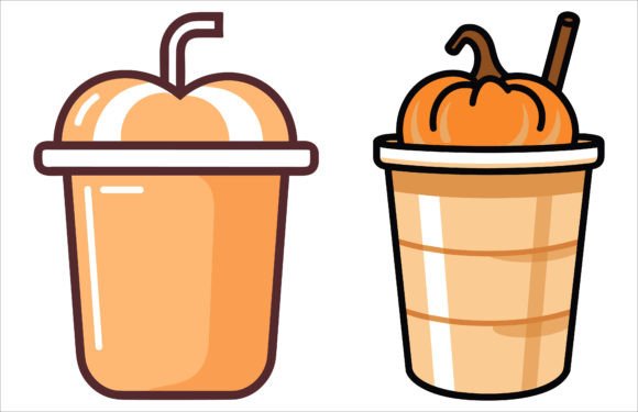 Download Pumpkin Spice Latte Coffee Vector - Premium Bundle